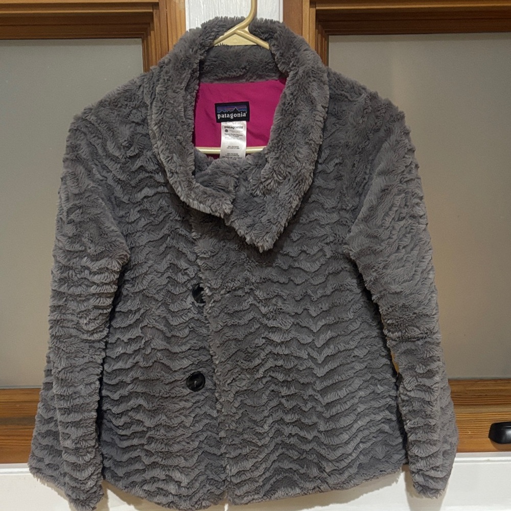 Patagonia Charcoal Teddy Jacket for Women